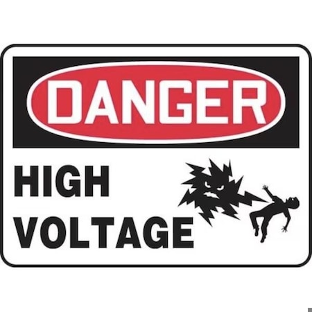 Accuform OSHA DANGER SAFETY SIGN HIGH MELC132XL MELC132XL